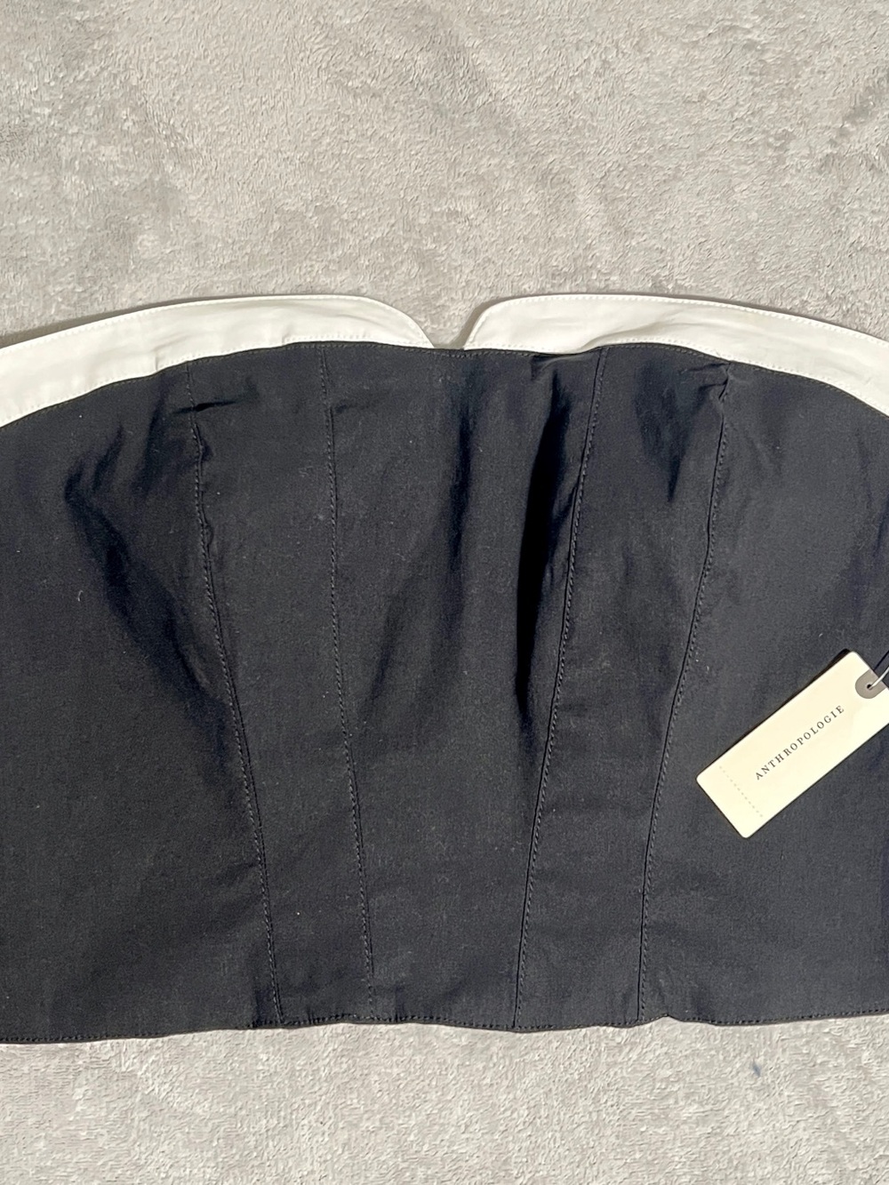 NWT Maeve by Anthropologie Strapless Peekaboo Top size S - Picture 7 of 15